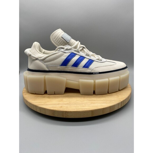 Adidas Shoes Ivy Parks Beyonce Super Platform White Blue GZ3890 Womens Size 10 - Picture 3 of 13